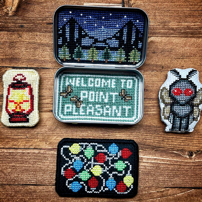 Tin Box Cross Stitch Kit